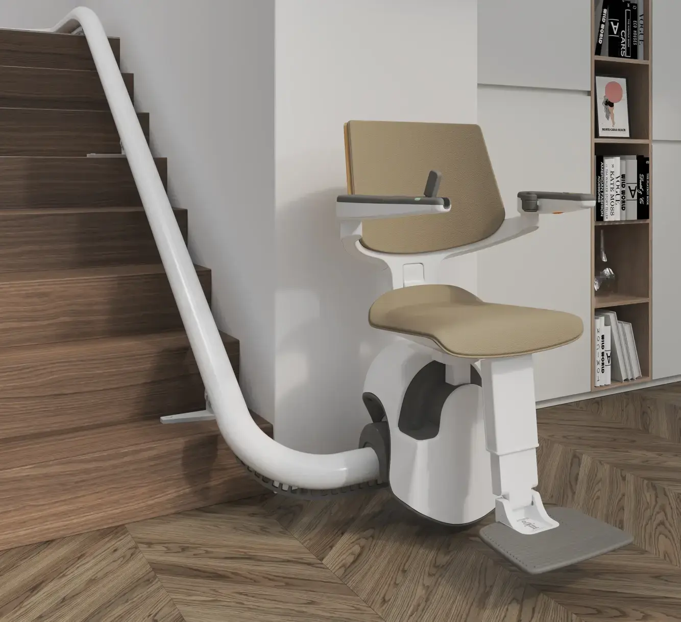 Een ergonomische traplift